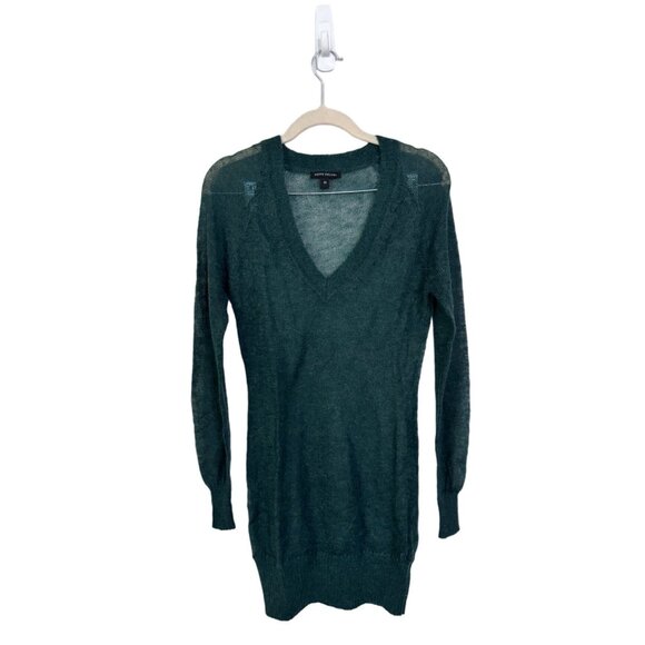 Peppe peluso knit sweater dress size M mohair semi sheer goblin‎ fairy earthy - Picture 1 of 5